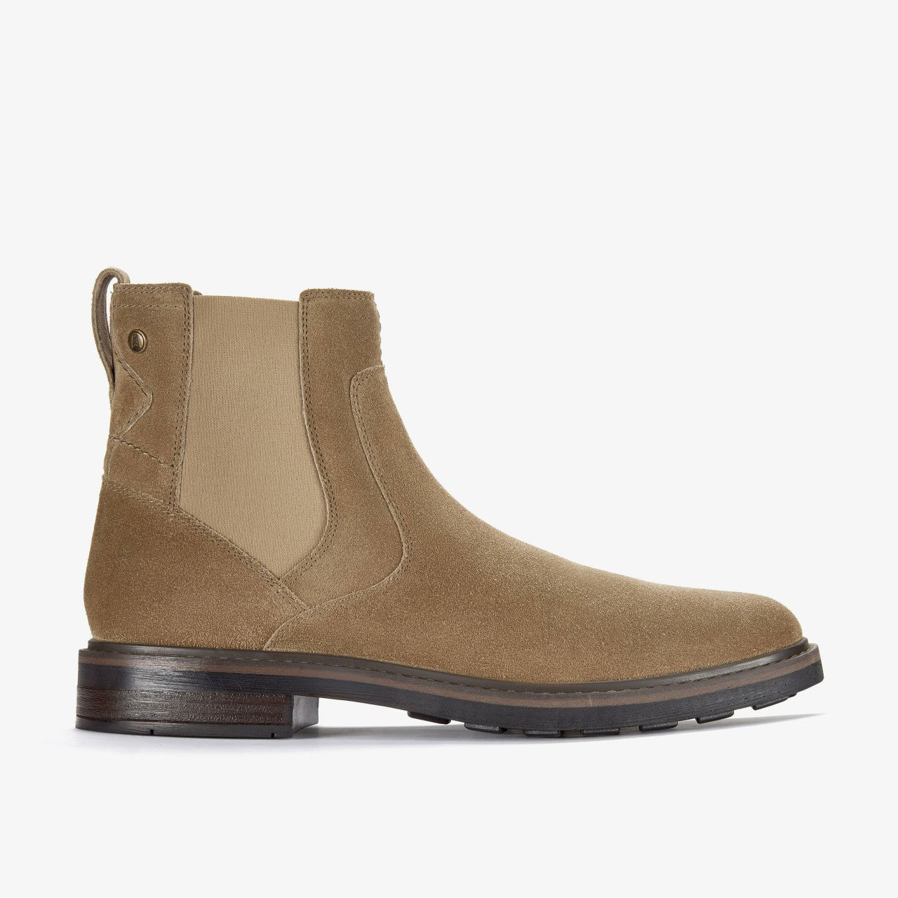 Newford Easy Dark Sand Suede | Clarks discount