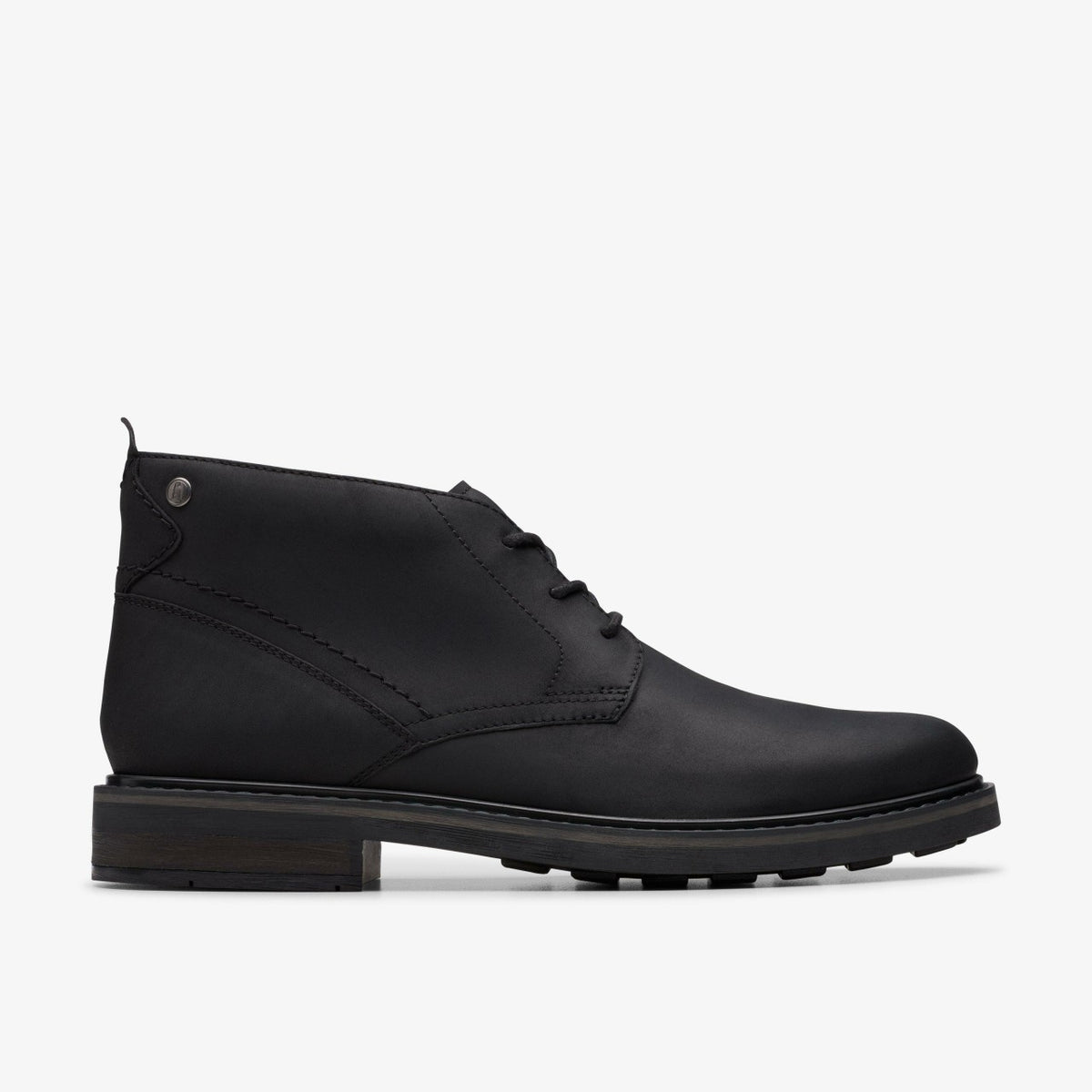 Newford Mid Black Leather | Clarks discount