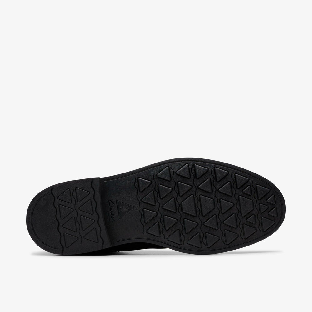 Newford Mid Black Leather | Clarks discount