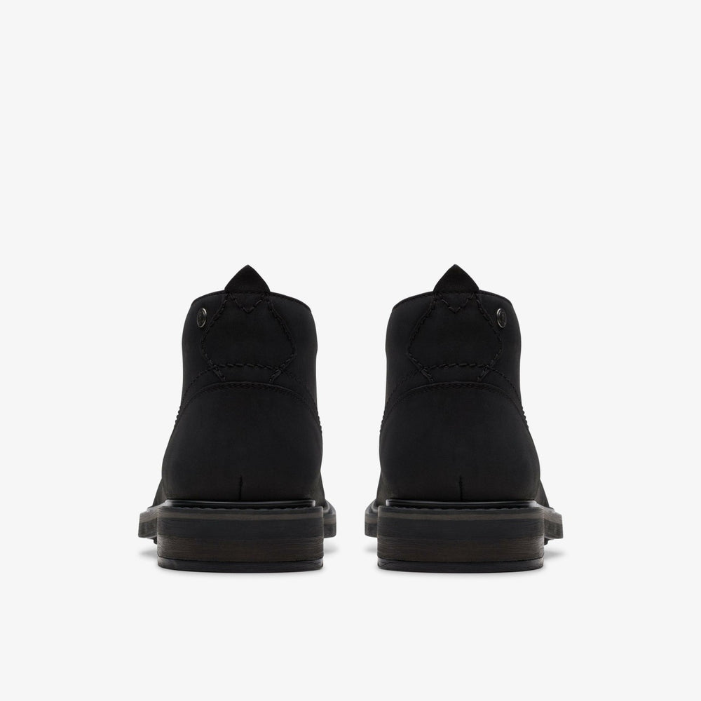 Newford Mid Black Leather | Clarks discount