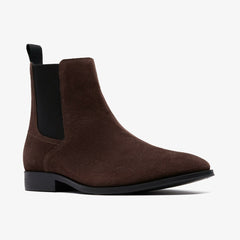 Paulton Easy Dark Brown Suede | Clarks for sale