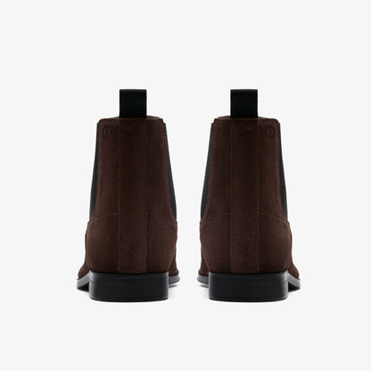 Paulton Easy Dark Brown Suede | Clarks for sale