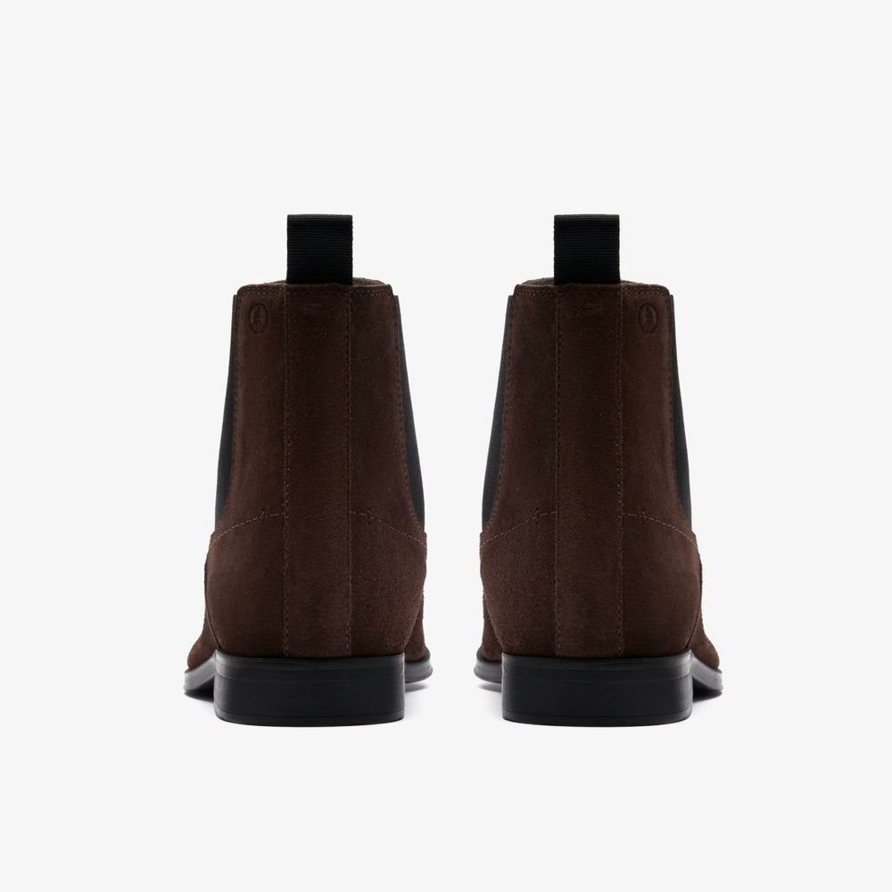 Paulton Easy Dark Brown Suede | Clarks for sale