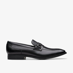 Paulton Lo Black Leather | Clarks discount