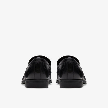 Paulton Lo Black Leather | Clarks discount