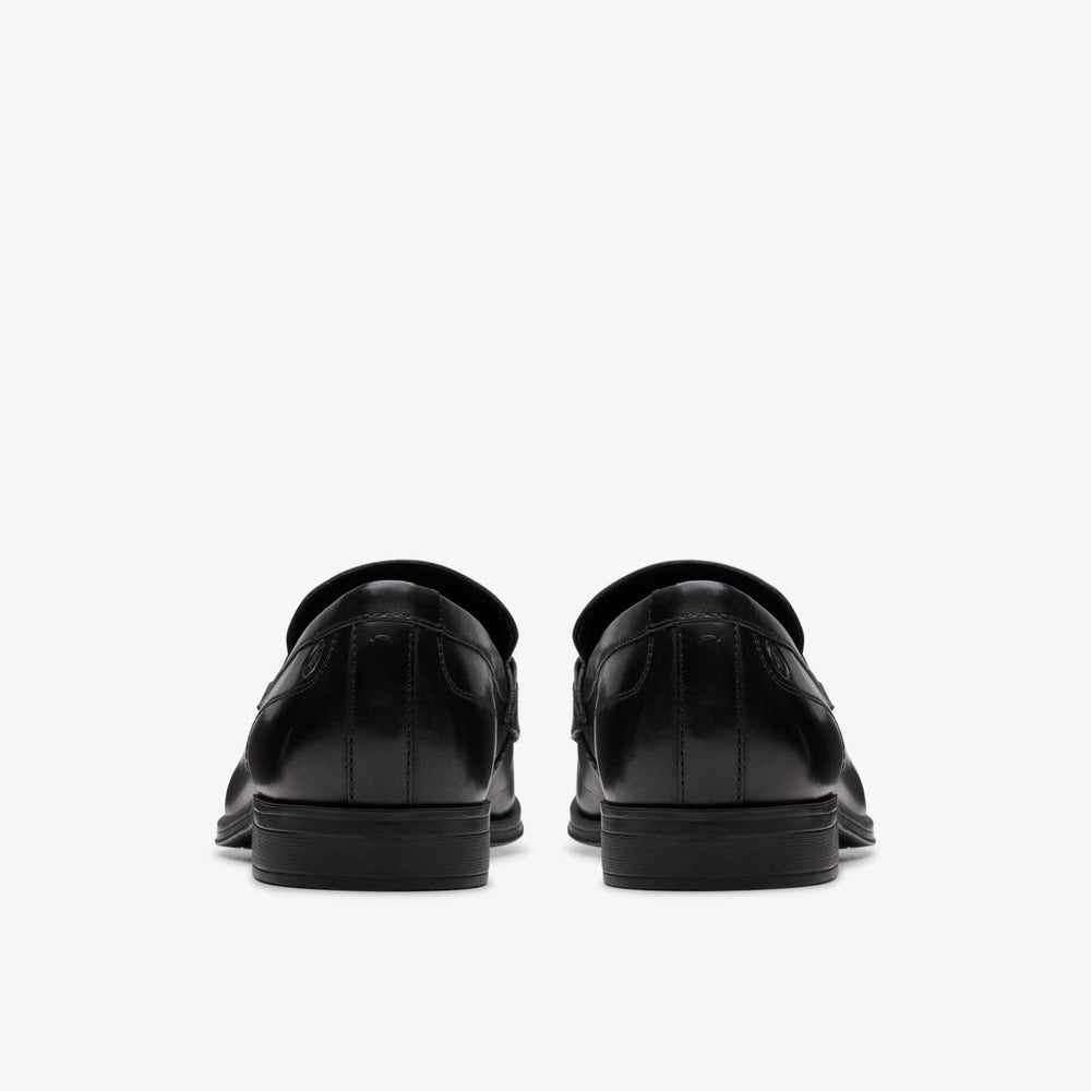 Paulton Lo Black Leather | Clarks discount