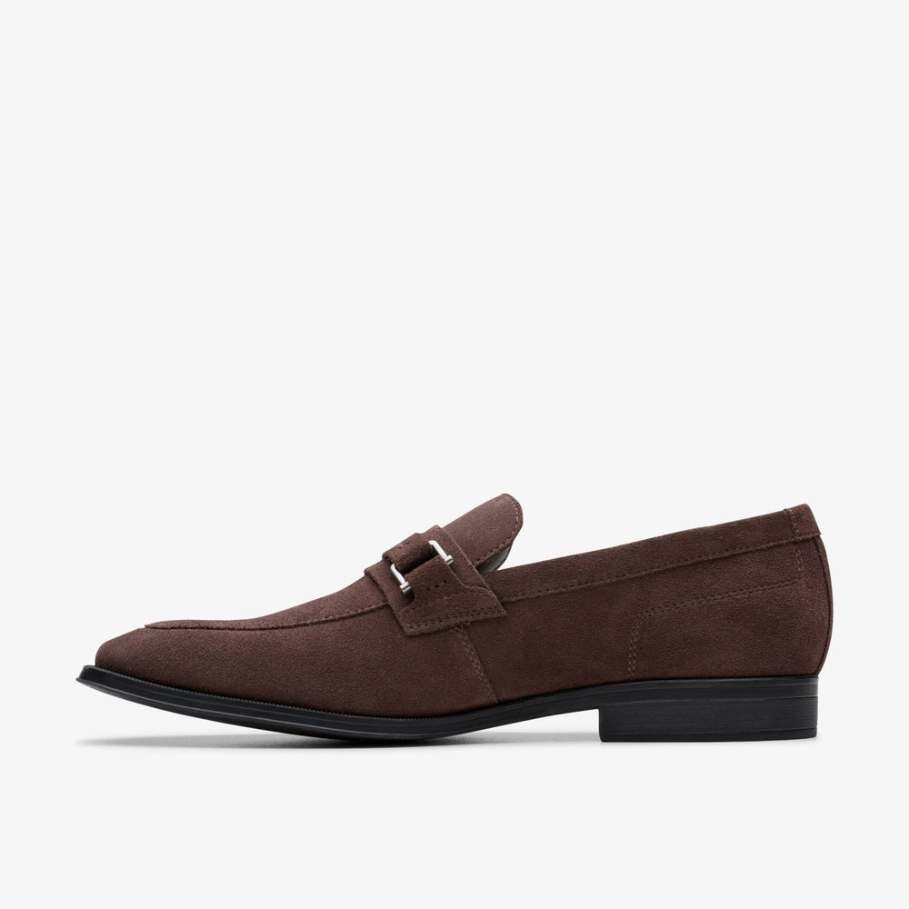 Paulton Lo Dark Brown Suede | Clarks online