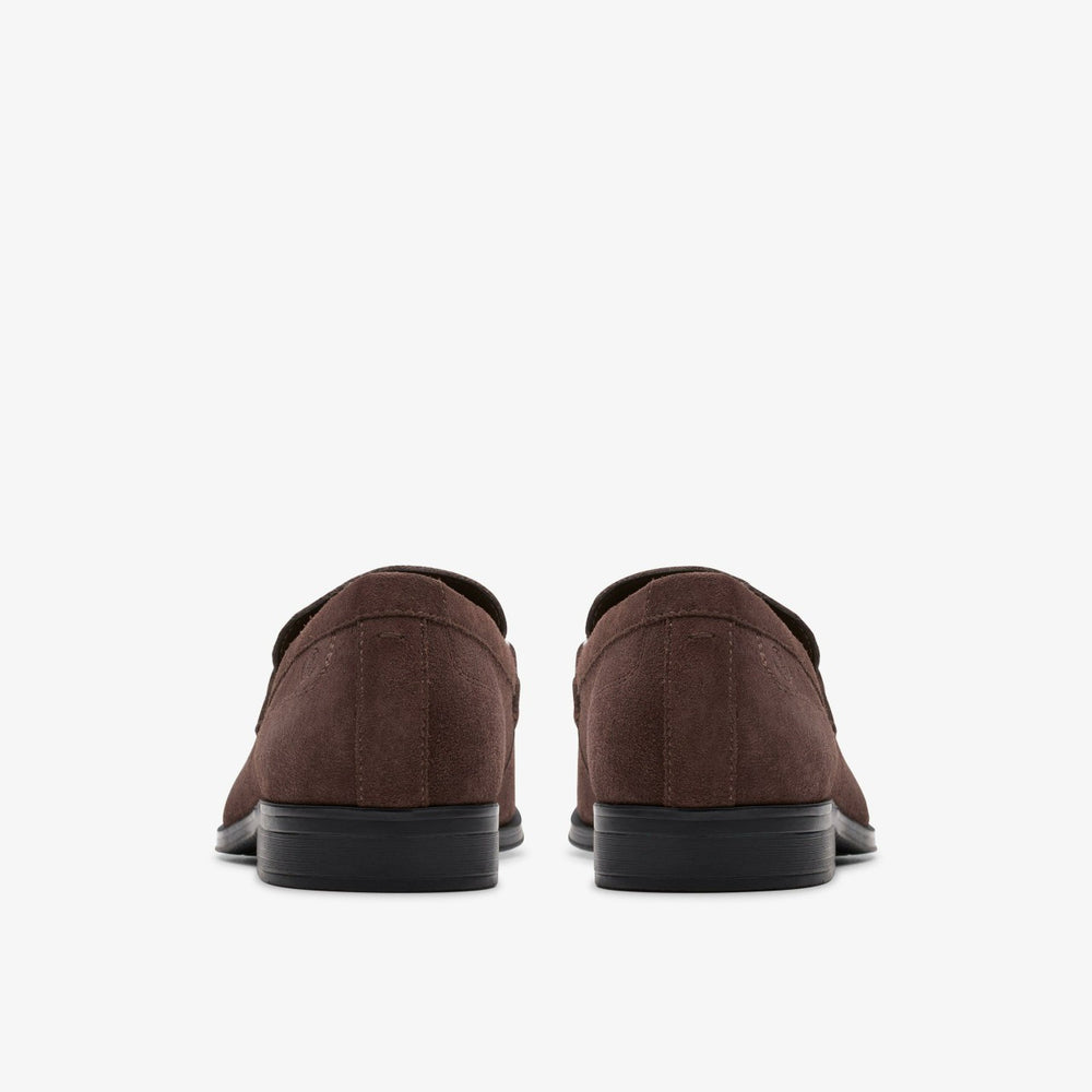 Paulton Lo Dark Brown Suede | Clarks online