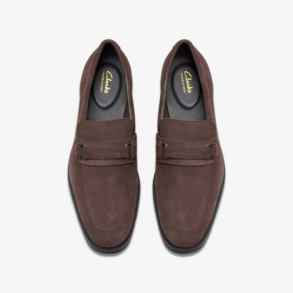 Paulton Lo Dark Brown Suede | Clarks online