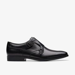 Paulton Monk Black Leather | Clarks outlet