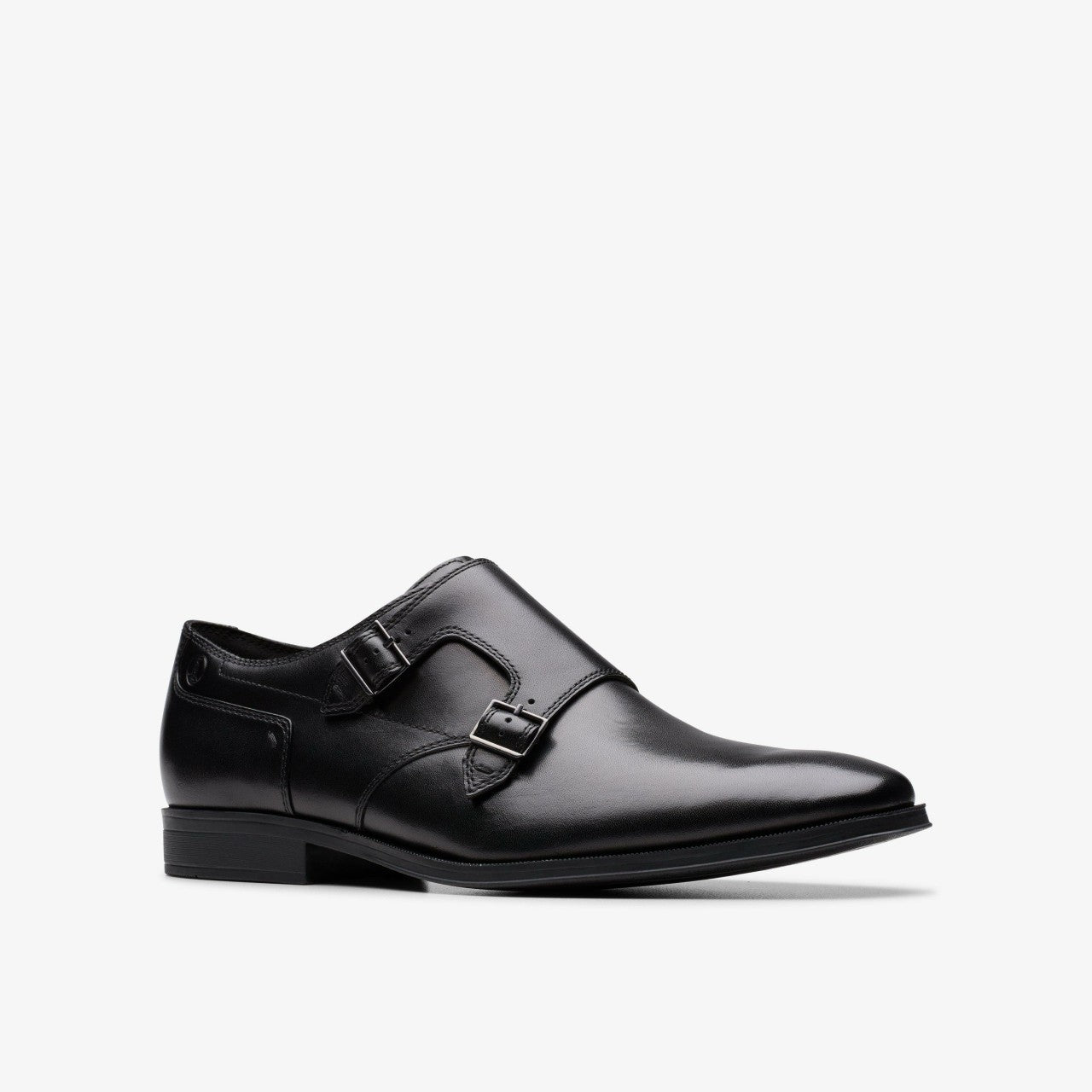 Paulton Monk Black Leather | Clarks outlet