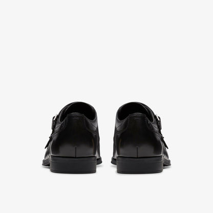 Paulton Monk Black Leather | Clarks outlet