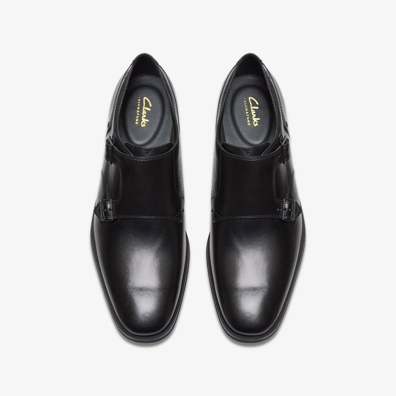Paulton Monk Black Leather | Clarks outlet