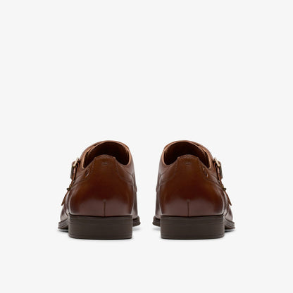 Paulton Monk Tan Leather | Clarks discount