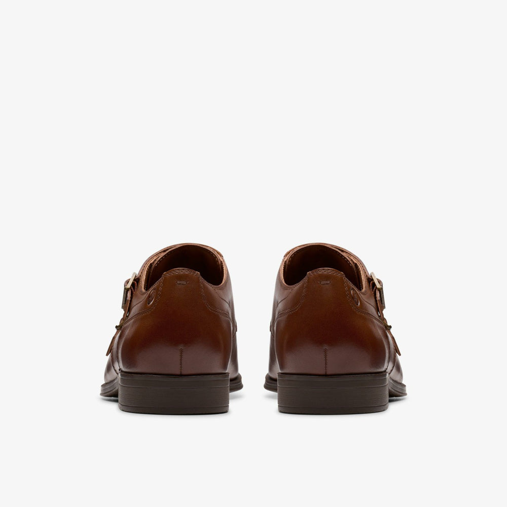 Paulton Monk Tan Leather | Clarks discount