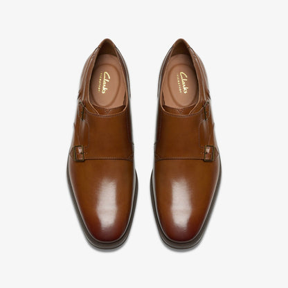 Paulton Monk Tan Leather | Clarks discount