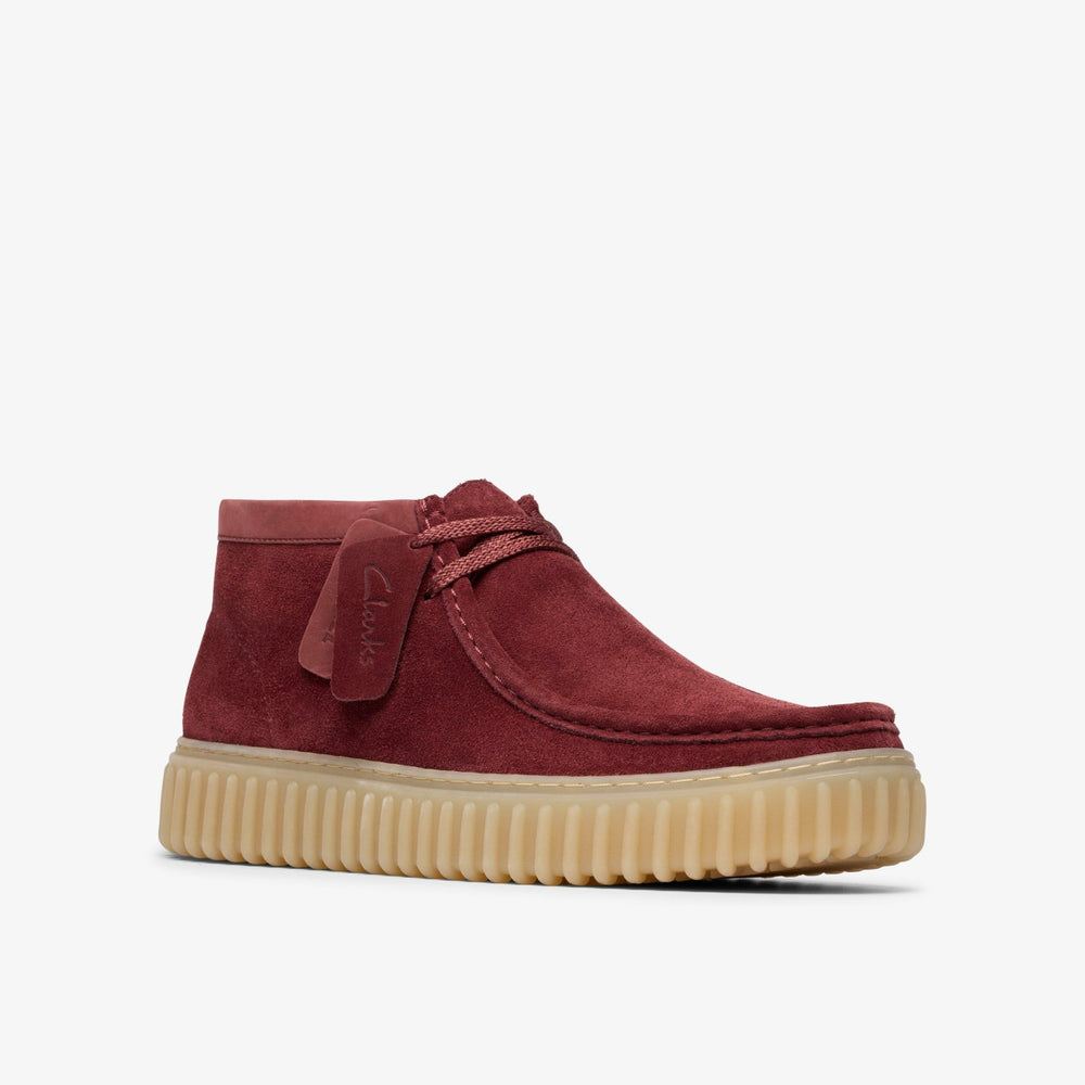 Torhill Hi Wine Suede | Clarks outlet