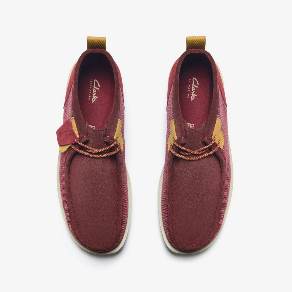 Wallabee FTR2 Boot Burgundy Combination | Clarks online