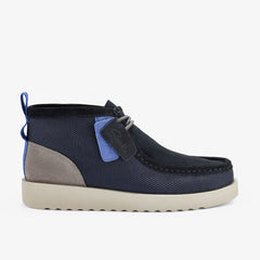 Wallabee FTR2 Boot Navy Combination | Clarks on Sale