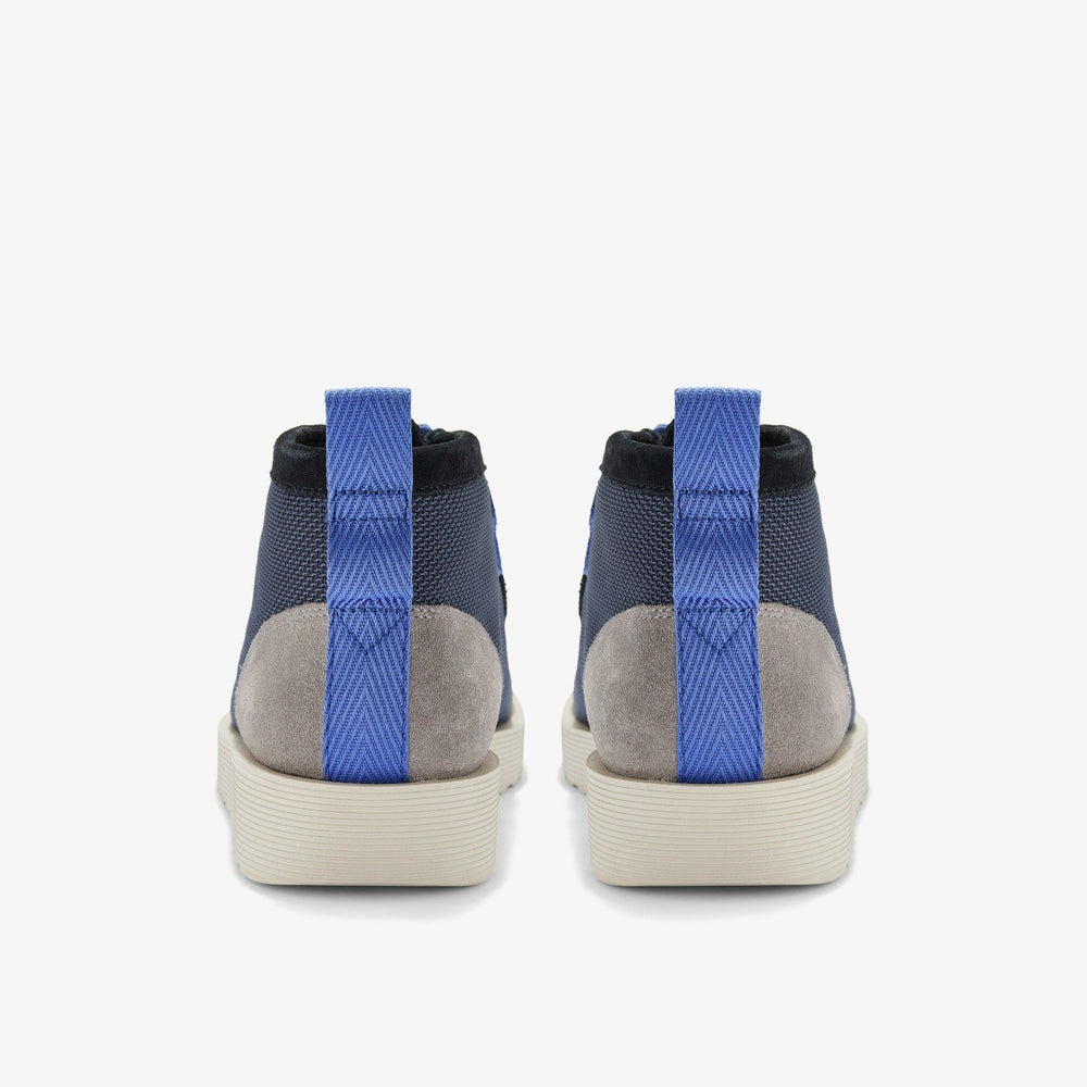 Wallabee FTR2 Boot Navy Combination | Clarks on Sale