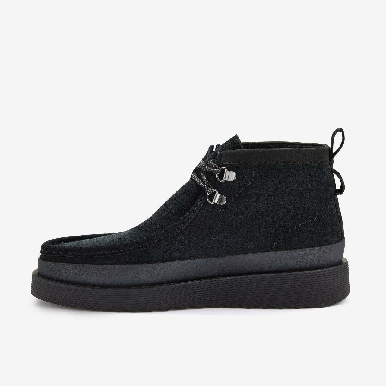 Wallabee FTR2 Hi Black Suede | Clarks Sale
