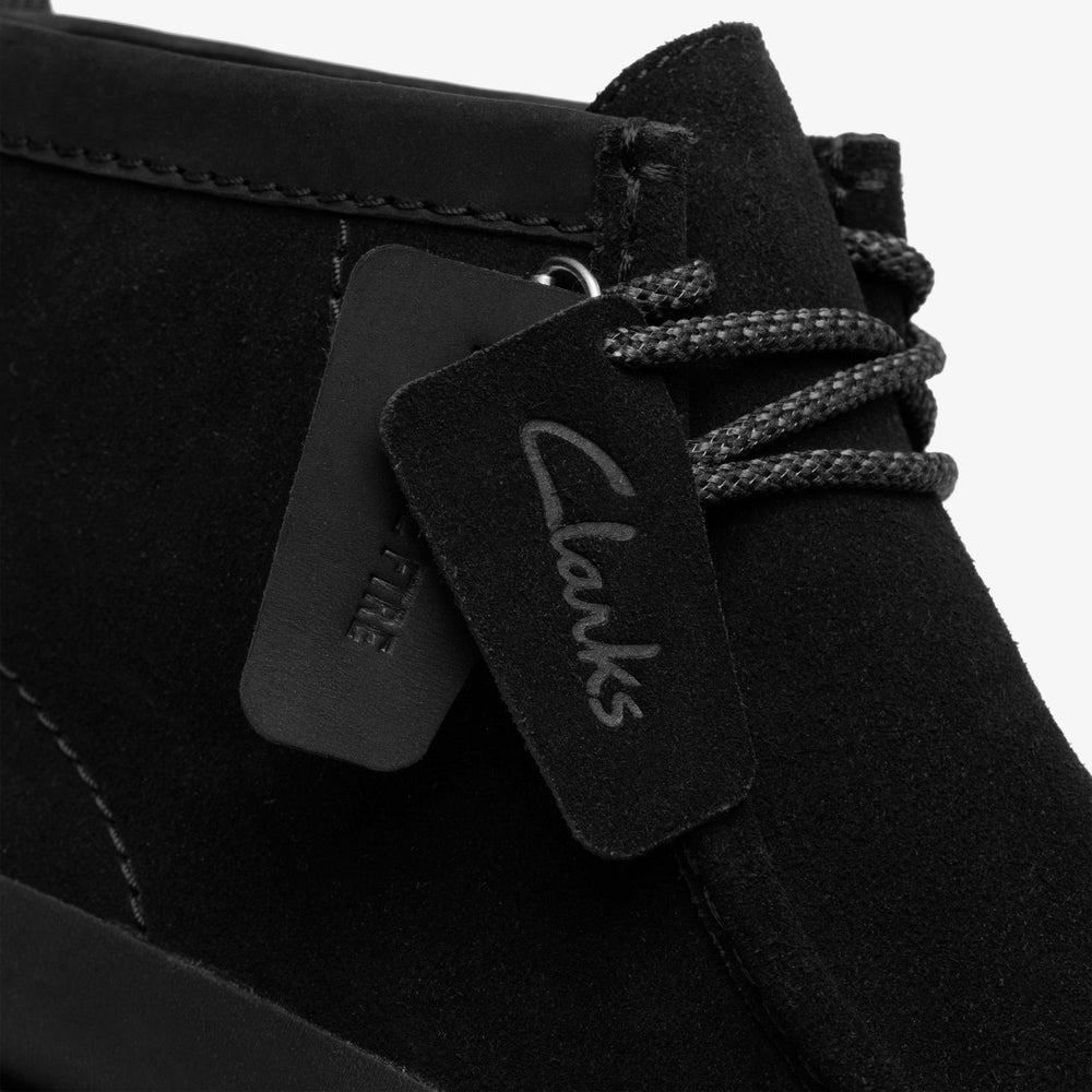 Wallabee FTR2 Hi Black Suede | Clarks Sale