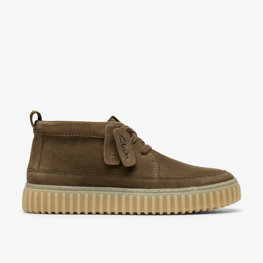 Torhill Lace Hi Khaki Nubuck | Clarks for sale