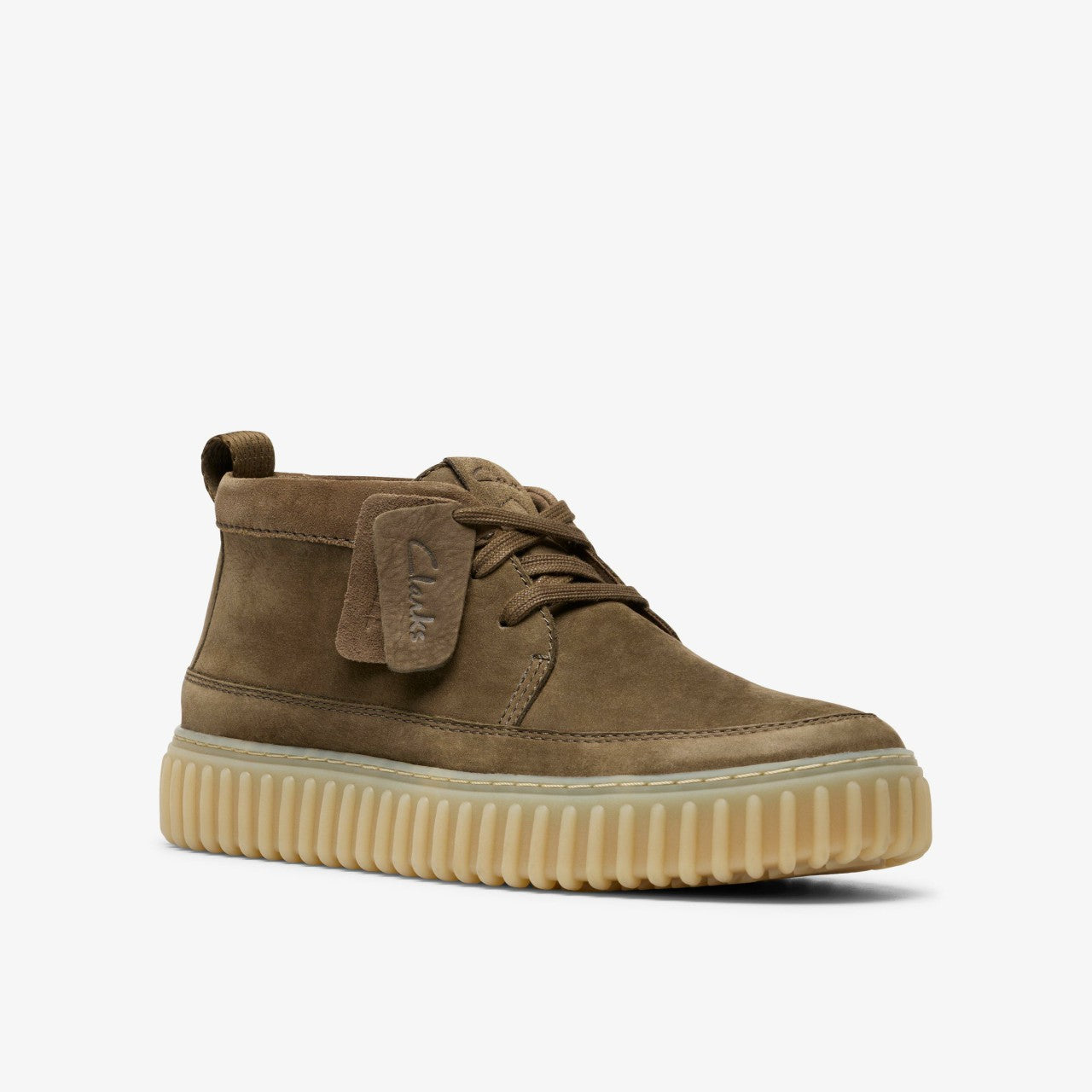 Torhill Lace Hi Khaki Nubuck | Clarks for sale