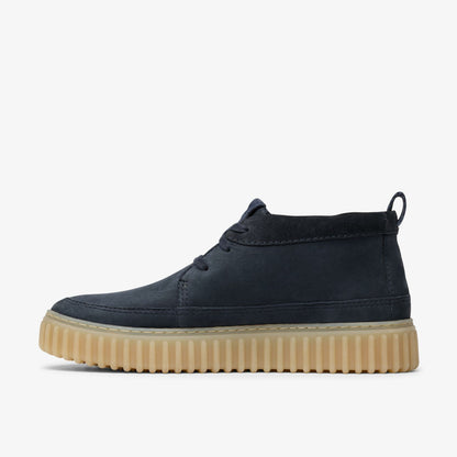 Torhill Lace Hi Navy Nubuck | Clarks on Sale