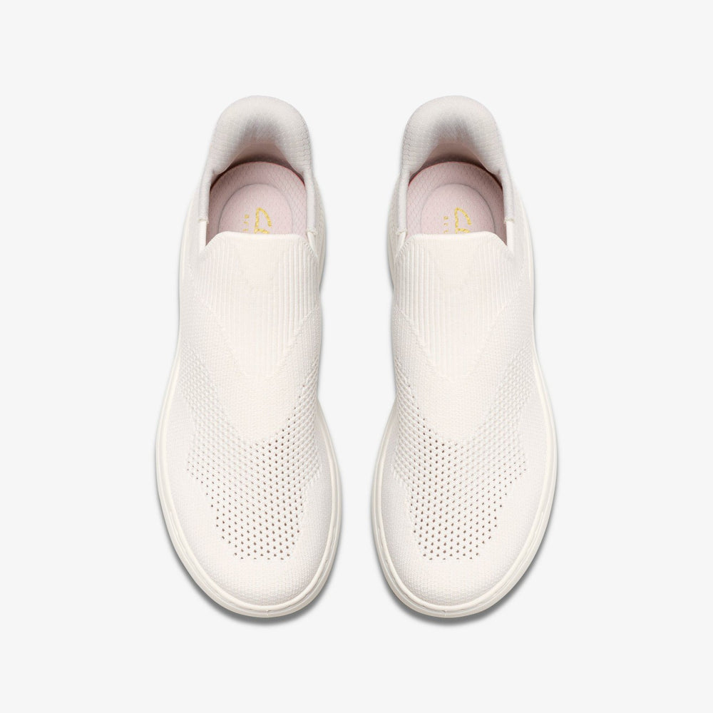 Nalle Step White Knit | Clarks outlet