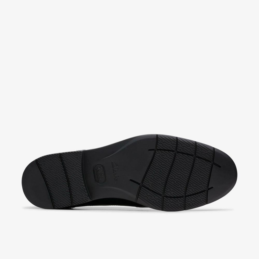 Banbury Derby Black Leather | Clarks on Sale