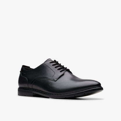 Banbury Derby Black Leather | Clarks on Sale