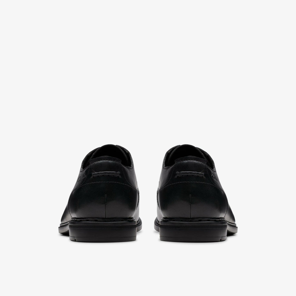 Banbury Derby Black Leather | Clarks on Sale