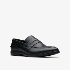 Banbury Lo Black Leather | Clarks outlet