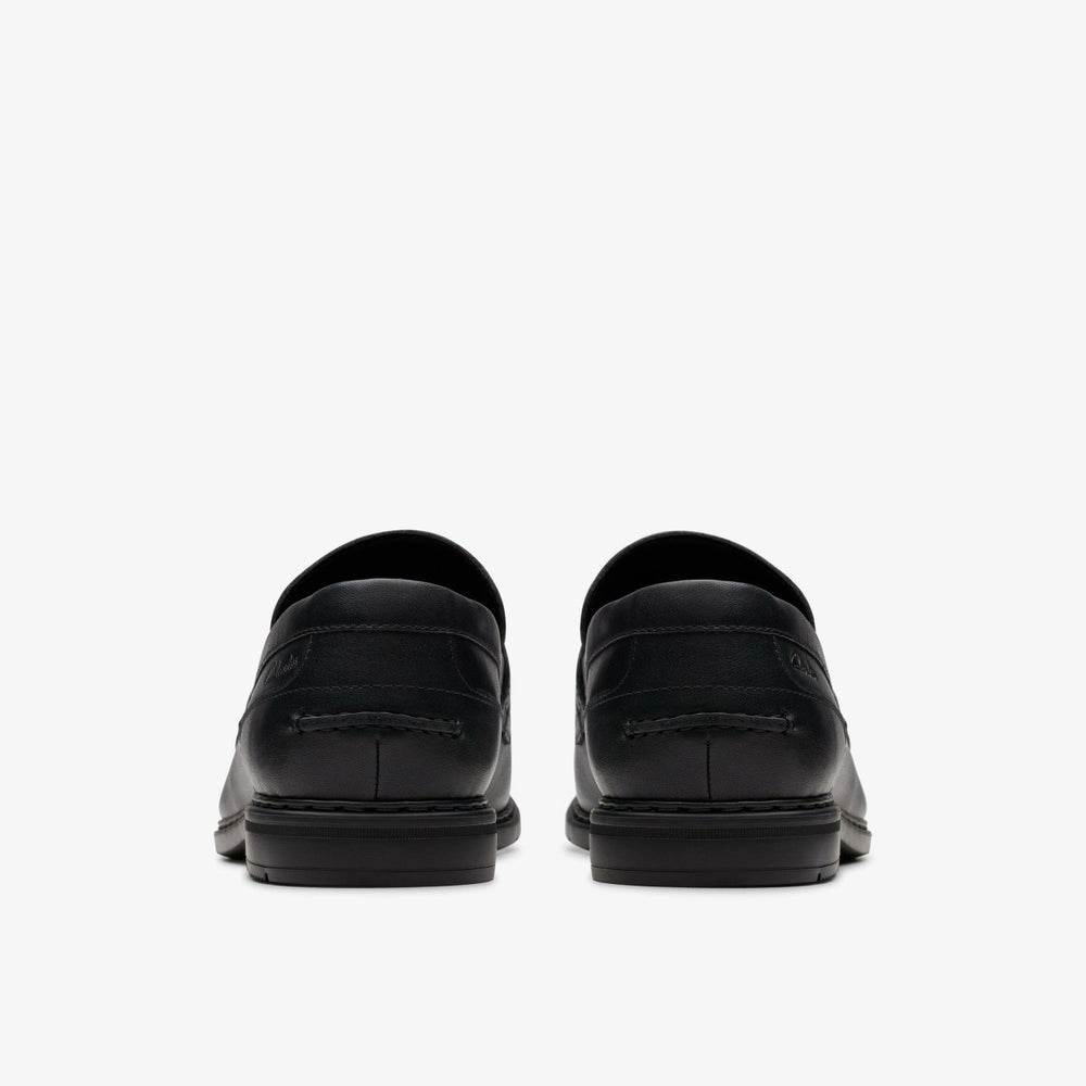 Banbury Lo Black Leather | Clarks outlet