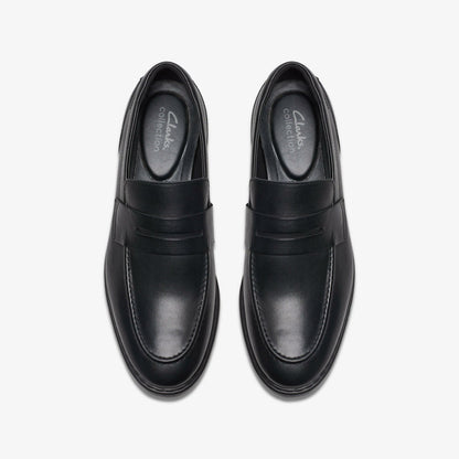Banbury Lo Black Leather | Clarks outlet