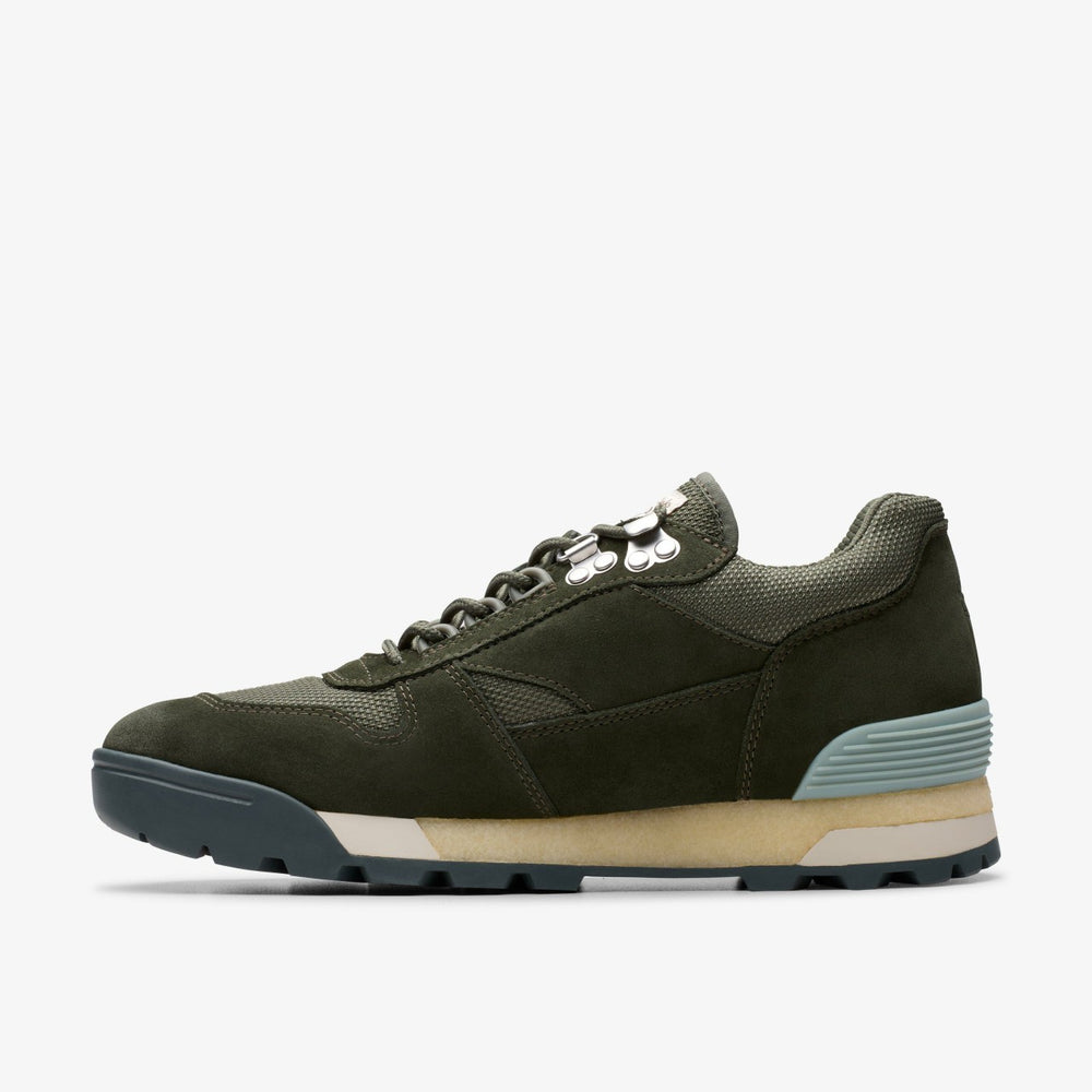 Laddow Dark Olive Combination | Clarks online