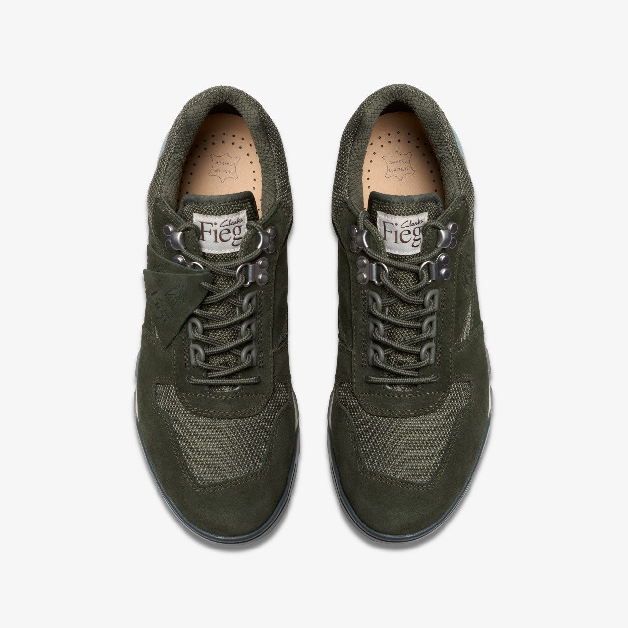 Laddow Dark Olive Combination | Clarks online