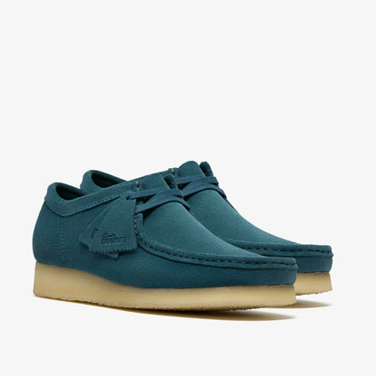 Wallabee Mid Blue Suede | Clarks outlet