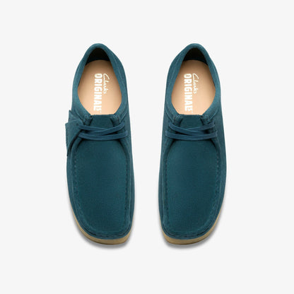 Wallabee Mid Blue Suede | Clarks outlet