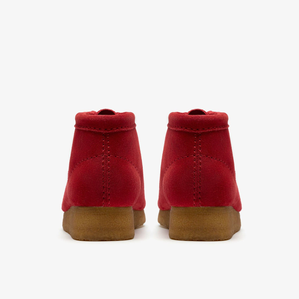 Wallabee Boot Red Suede | Clarks discount
