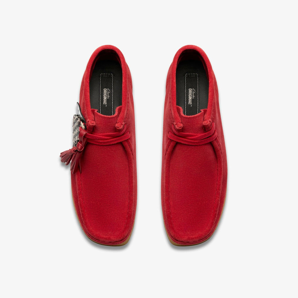 Wallabee Boot Red Suede | Clarks discount