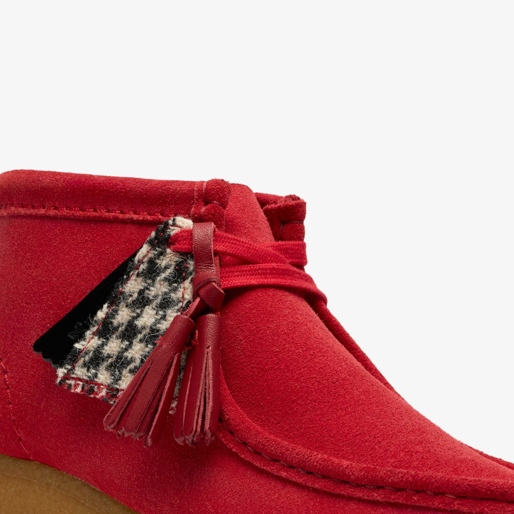 Wallabee Boot Red Suede | Clarks discount