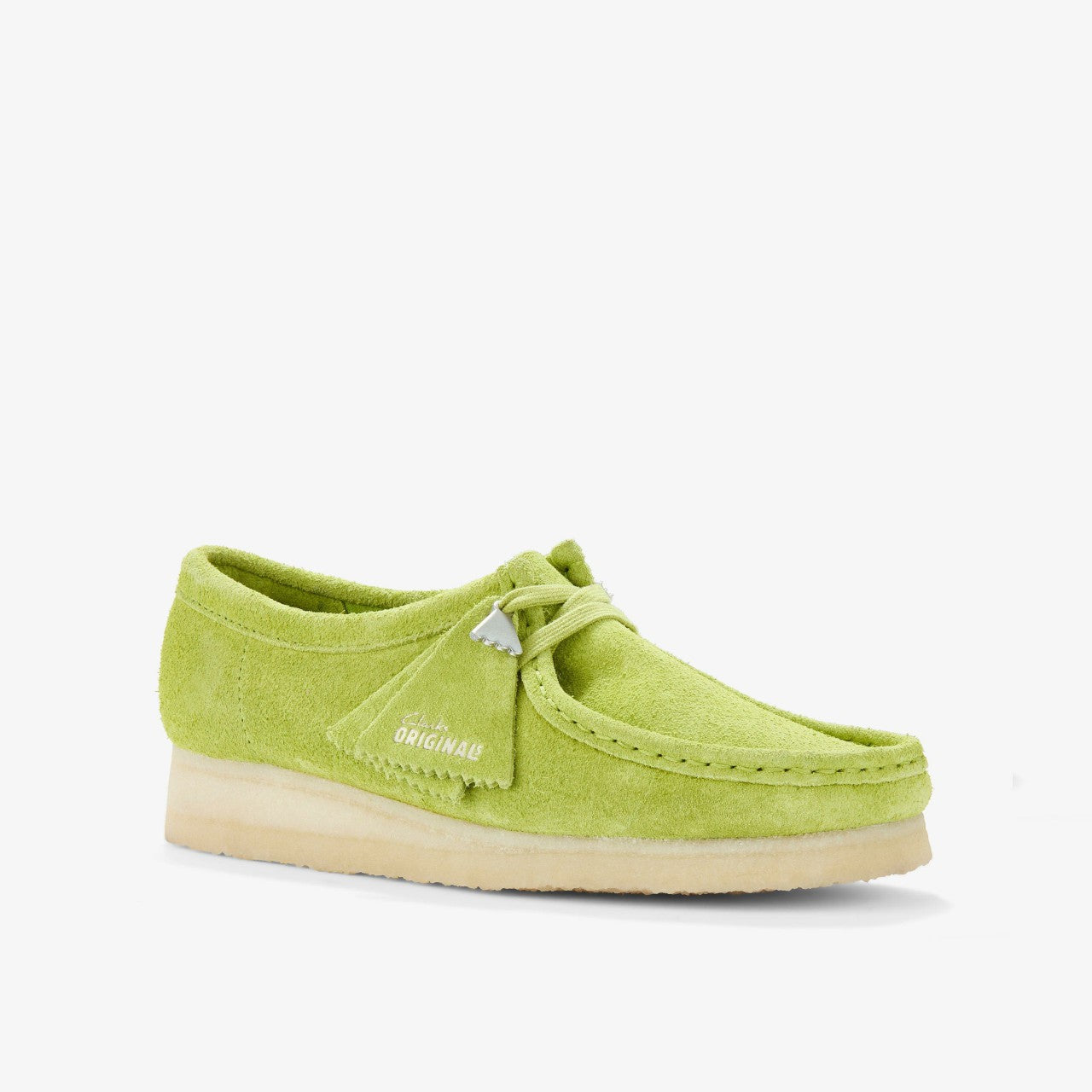Wallabee Lime Suede | Clarks for sale