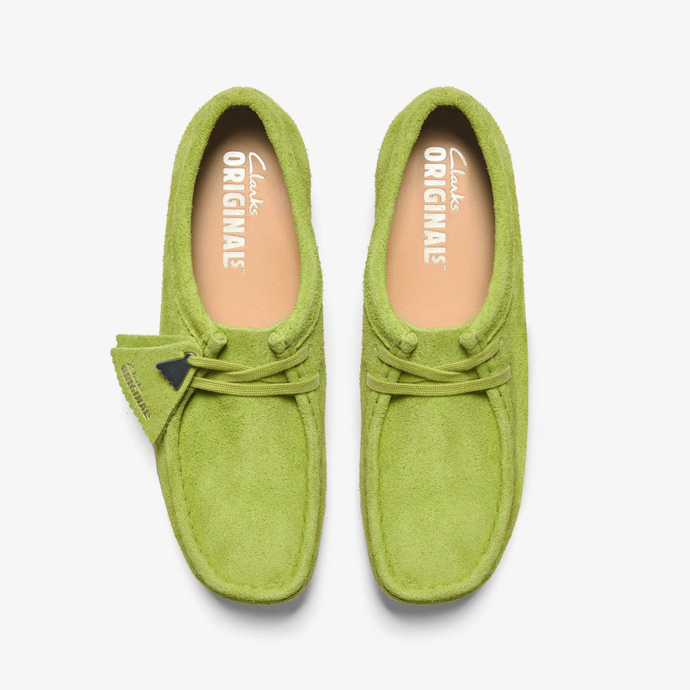 Wallabee Lime Suede | Clarks for sale