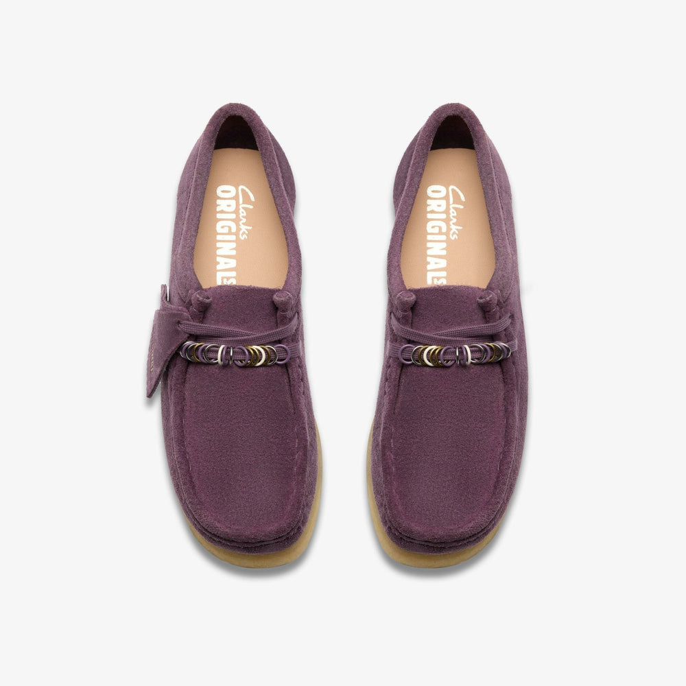 Wallabee Plum Suede | Clarks Sale