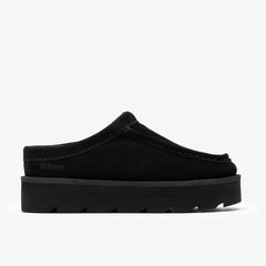 Meare Mule Black Suede Warmlined | Clarks online
