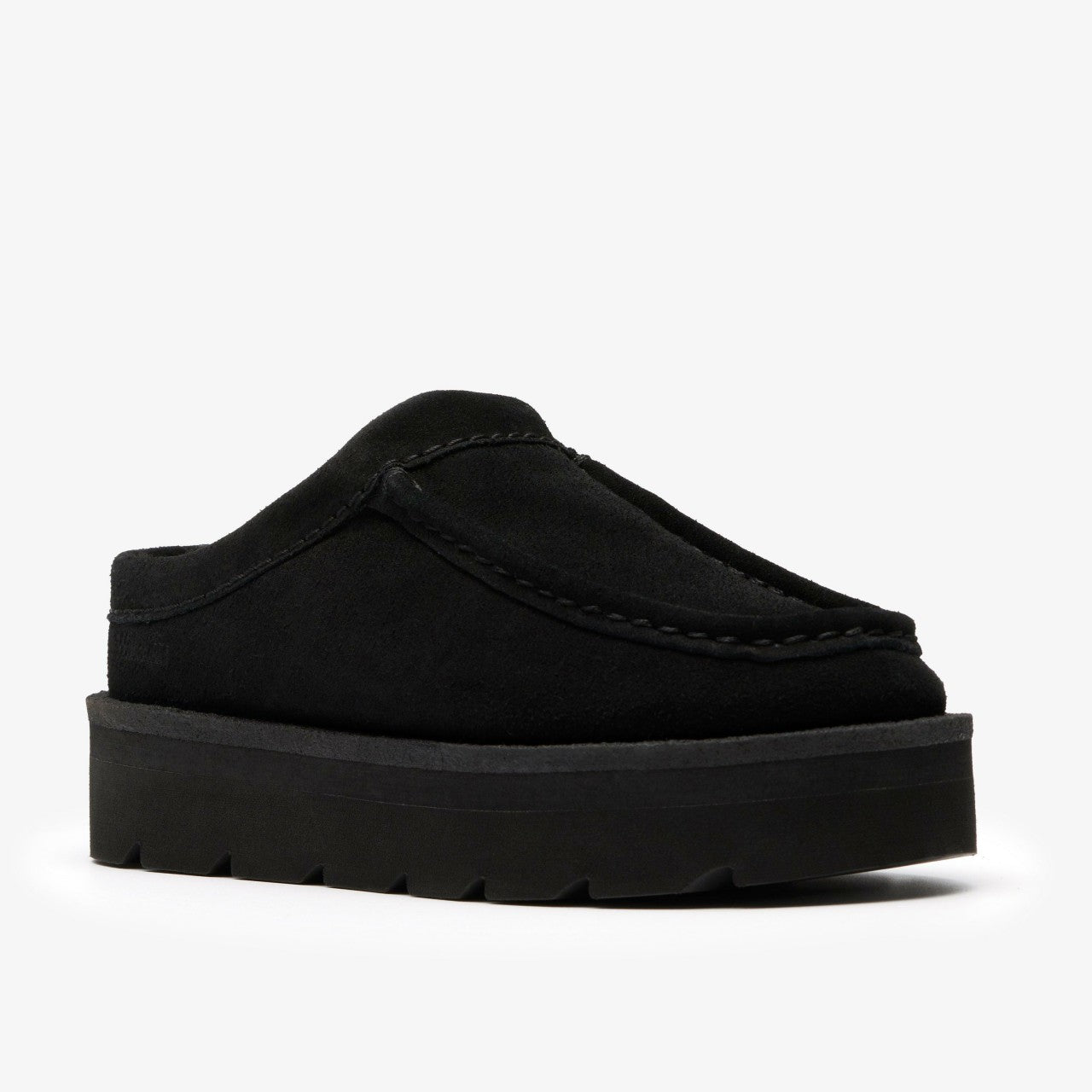 Meare Mule Black Suede Warmlined | Clarks online