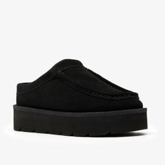 Meare Mule Black Suede Warmlined | Clarks online