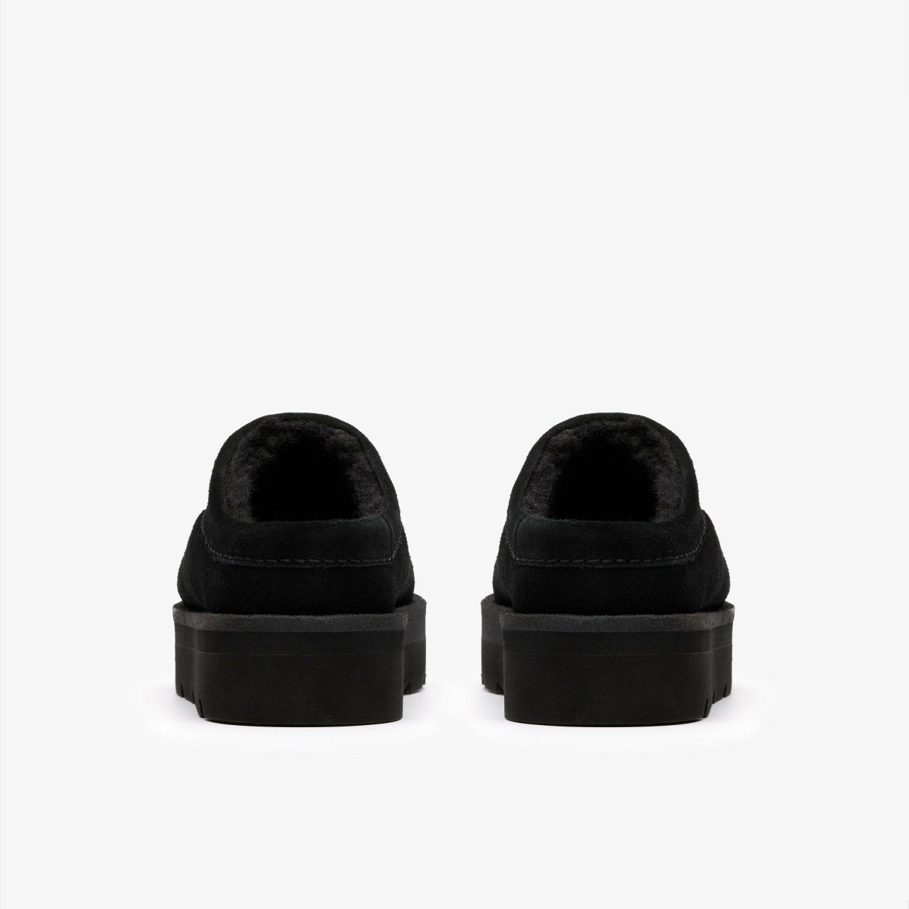 Meare Mule Black Suede Warmlined | Clarks online